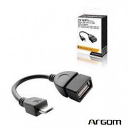 CABLE ARGOM MICRO USB M TO OTG FEM ARG-CB-0051