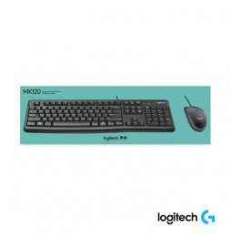 Teclado Logitech MK120 COMBO USB EN ESPAÑOL