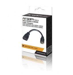 CABLE ADAPTADOR ARGOM MINI HDMI A HDMI ARG-CB-0052
