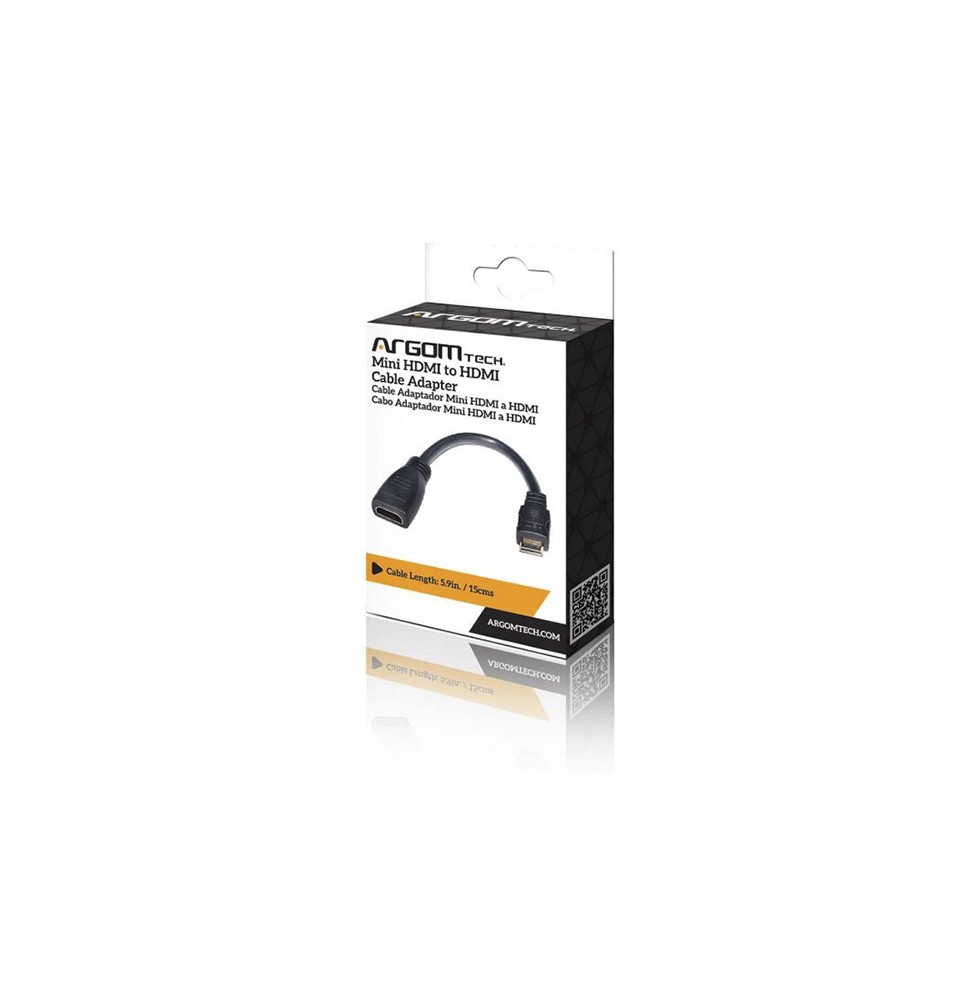 CABLE ADAPTADOR ARGOM MINI HDMI A HDMI ARG-CB-0052