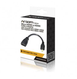 CABLE ADAPTADOR ARGOM Micro HDMI A HDMI ARG-CB-0054