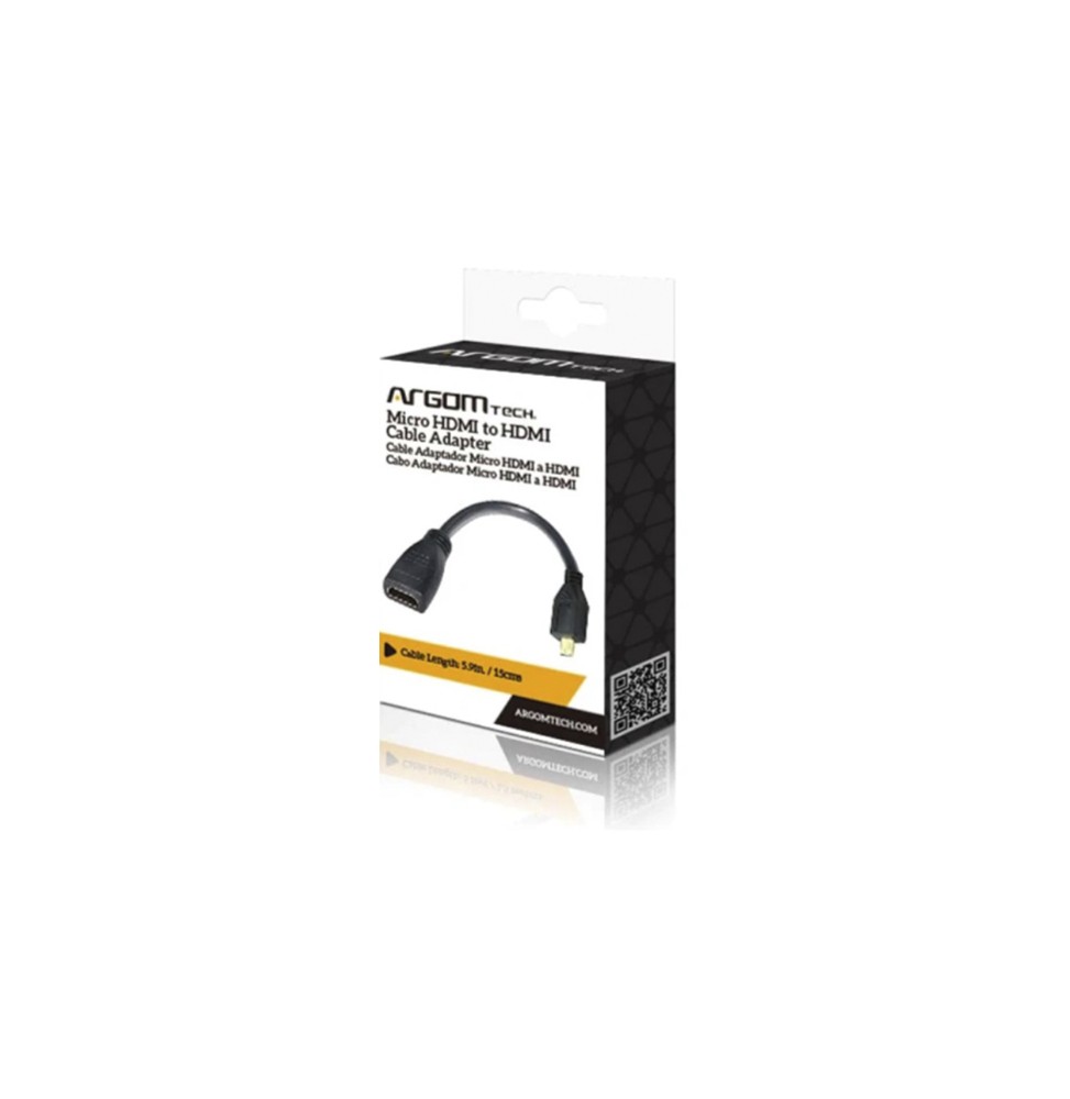 CABLE ADAPTADOR ARGOM Micro HDMI A HDMI ARG-CB-0054