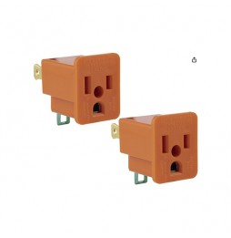 ADAPTADOR GENERAL ELECTRIC, Polarizado a Tierra, 2-Pack 14404