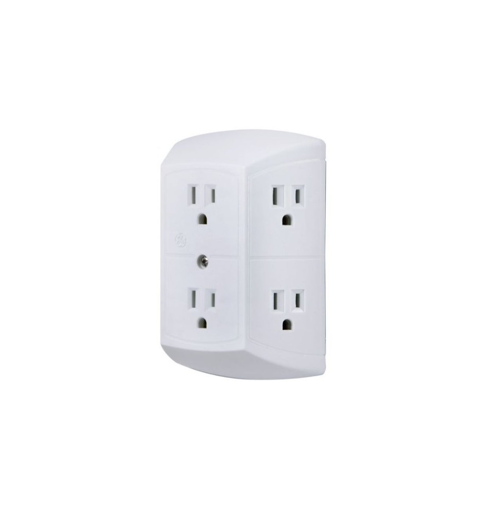 ADAPTADOR DE PARED GENERAL ELECTRIC 6 TOMAS 50759