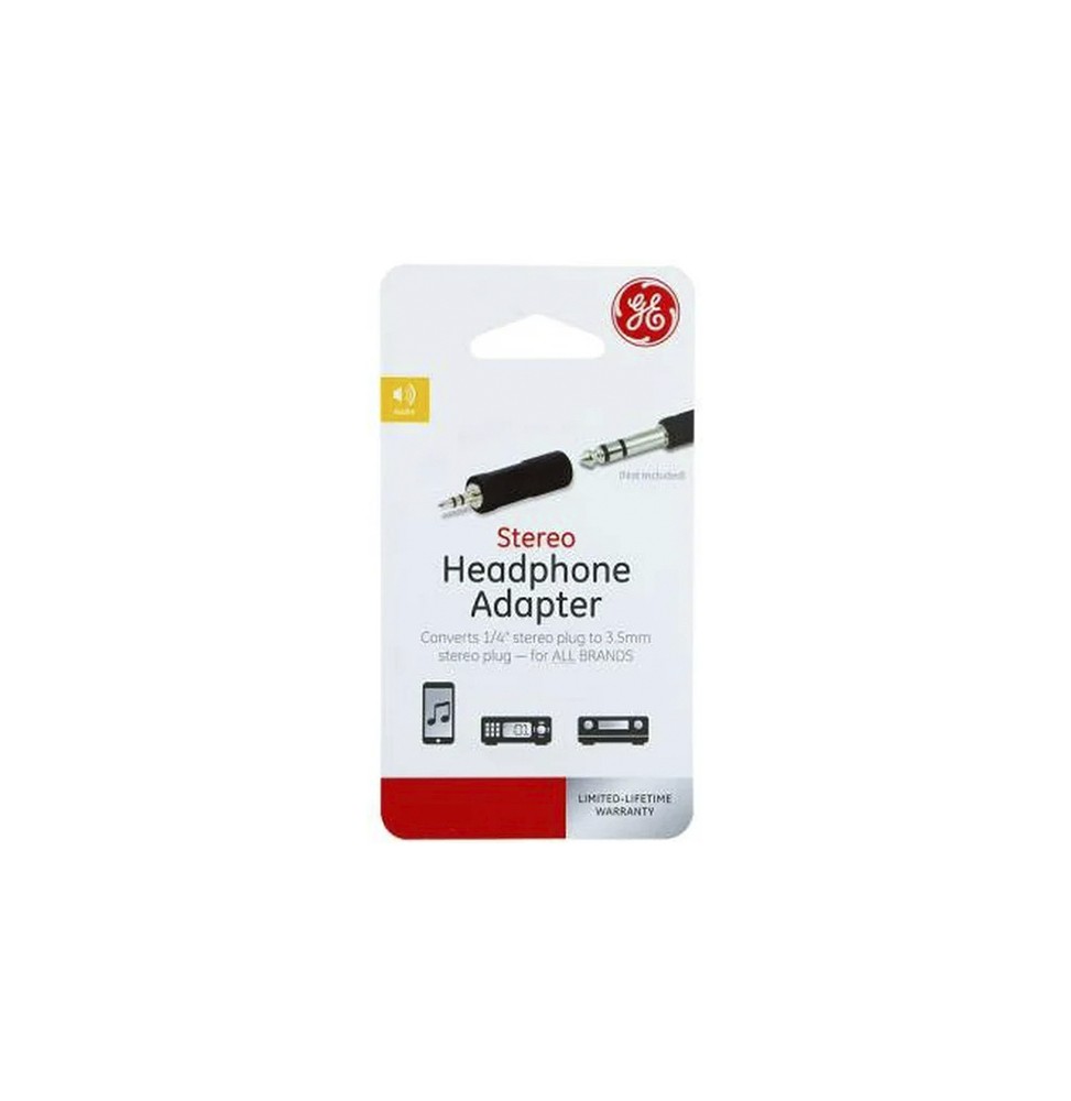 Adaptador de Audio GE de 1/4 a 3.5 mm 34764