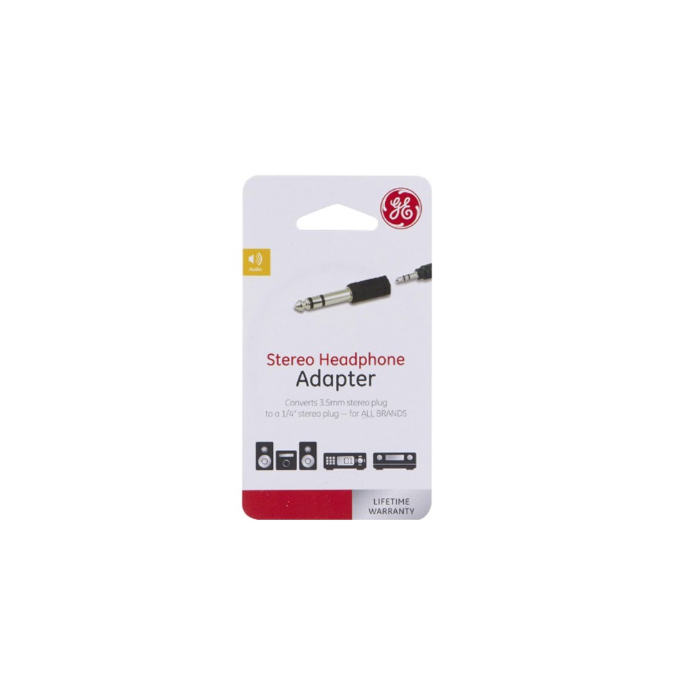 Adaptador GENERAL ELECTRIC de Audio de 3.5MM" a una de1/4" 35283