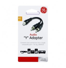 Adaptador GENERAL ELECTRIC de Audio y Video, Color Pack/Paquete de (1) 34765