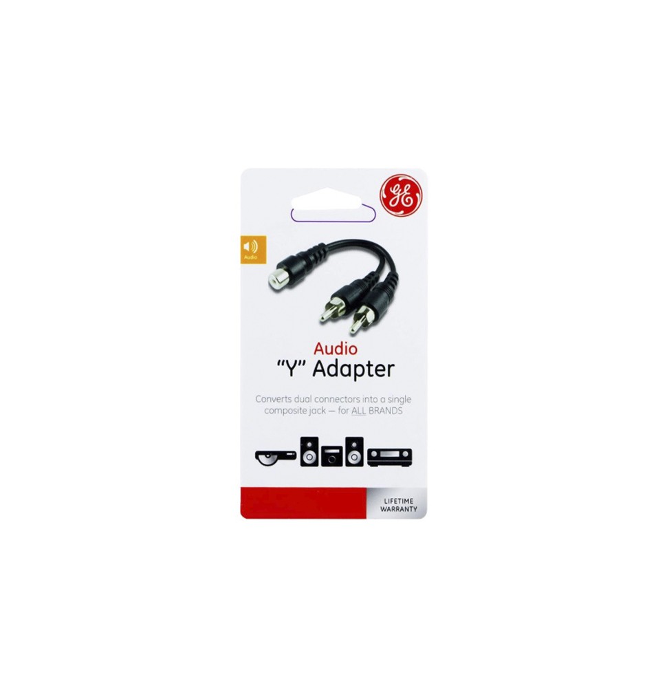 Adaptador GENERAL ELECTRIC de Audio y Video, Color Pack/Paquete de (1) 34765