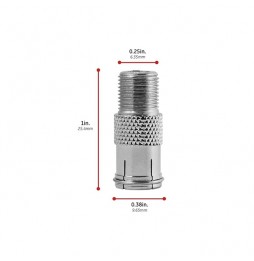 Adaptador General Electric conector coaxial para cables coaxiales RG59 RG6 tipo F, 35049