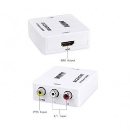 Adaptador Convertidor de vídeo AV2HDMI UP 1080P