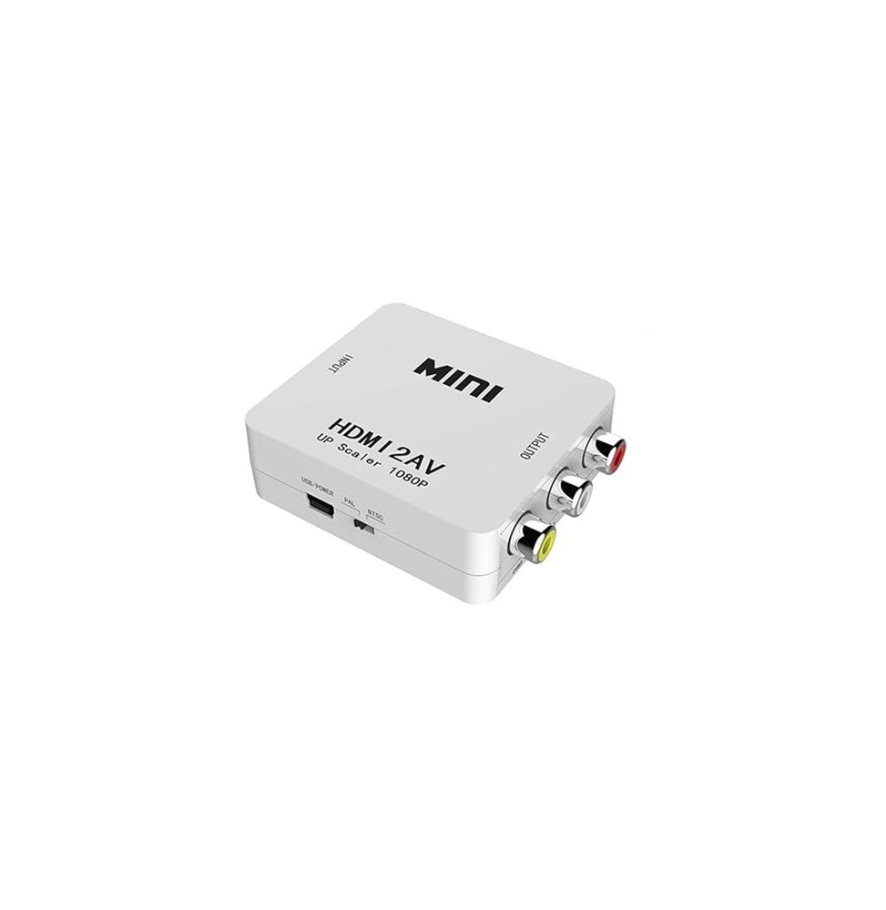 Adaptador Convertidor de vídeo HDMI2AV UP 1080P