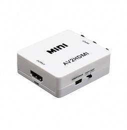 Adaptador Convertidor de vídeo AV2VGA UP 1080P