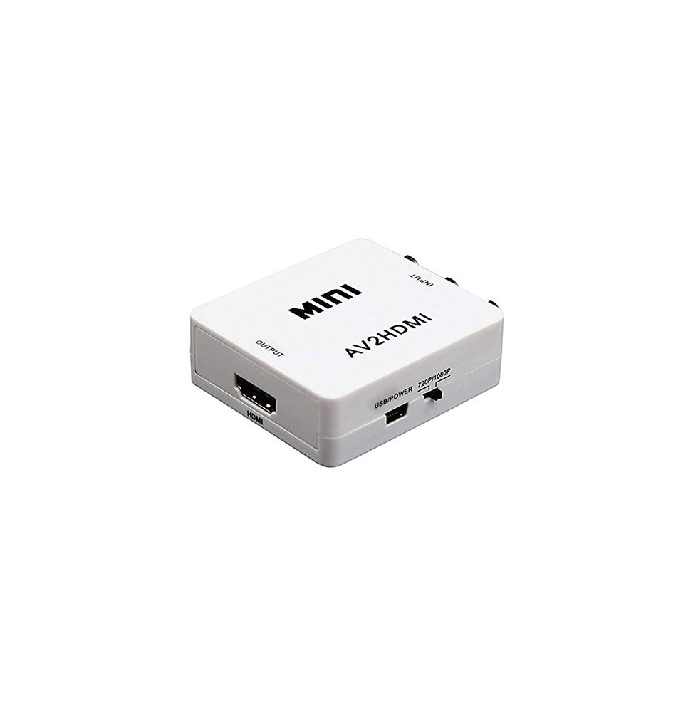 Adaptador Convertidor de vídeo AV2VGA UP 1080P