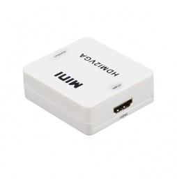 Adaptador Convertidor con Audio HDMI2VGA UP 1080P