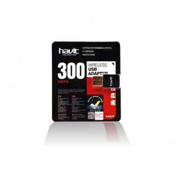 Adaptador HAVIT HV-WF32 USB Mini Inalámbrico 300 MBPS
