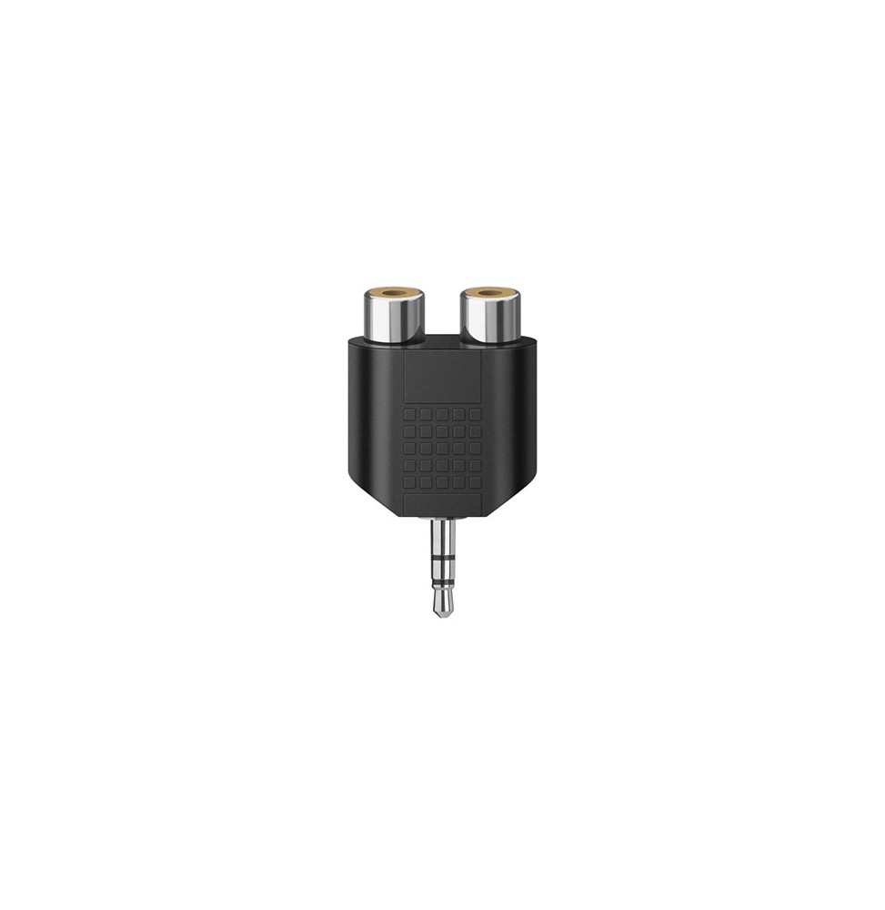 Adaptador de plug 3,5 mm a 2 jacks RCA, estéreo CA176