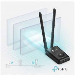 Adaptador Tp-Link USB Wi-Fi de Alta Potencia 300Mbps TL-WN8200ND