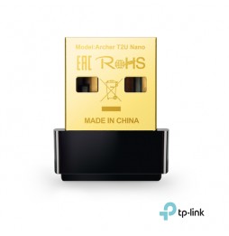 Adaptador TP-LINK Wi-Fi 5 AC600 USB para PCT2U NANO