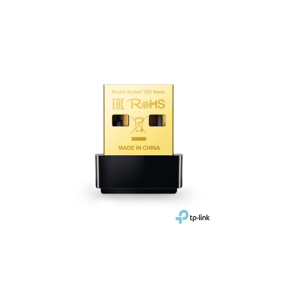 Adaptador TP-LINK Wi-Fi 5 AC600 USB para PCT2U NANO