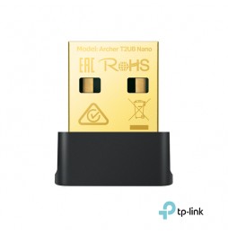 Adaptador Tp-Link Archer T2UB Nano AC600 USB con Wi-Fi 5 y Bluetooth 4.2