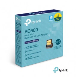 Adaptador Tp-Link Archer T2UB Nano AC600 USB con Wi-Fi 5 y Bluetooth 4.2