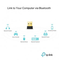 Adaptador Tp-Link Archer T2UB Nano AC600 USB con Wi-Fi 5 y Bluetooth 4.2
