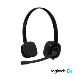 Audífonos Logitech H151 Stereo Jack 3,5 mm Negro / Micrófono