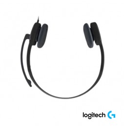 Audífonos Logitech H151 Stereo Jack 3,5 mm Negro / Micrófono