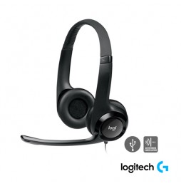 Audífonos Logitech H390 USB Bidireccional Negro