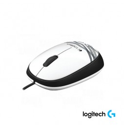 Mouse Logitech M1105- Cableado, USB, Óptico, 1000 dpi, Blanco