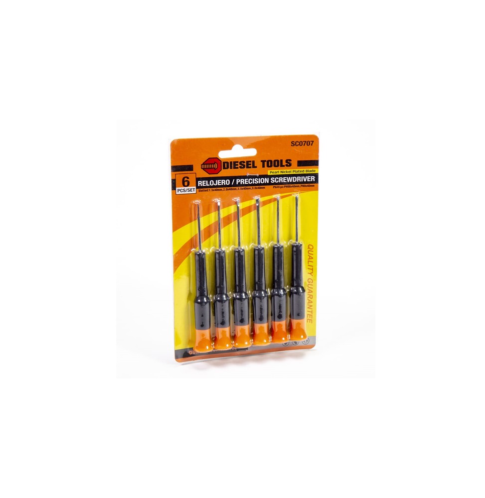 Juego de Desatornilladores  de precisión 6 piezas Diessel Tools SC0707
