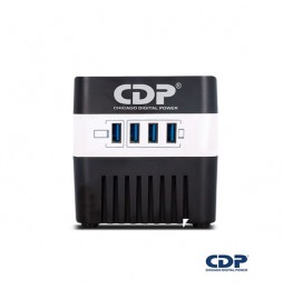 Regulador de Voltaje CDP 600VA/300W 4 Salidas / 4 USB RU-AVR604