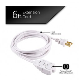 Extensión General Electric Blanca de 1.8mts / 6ft