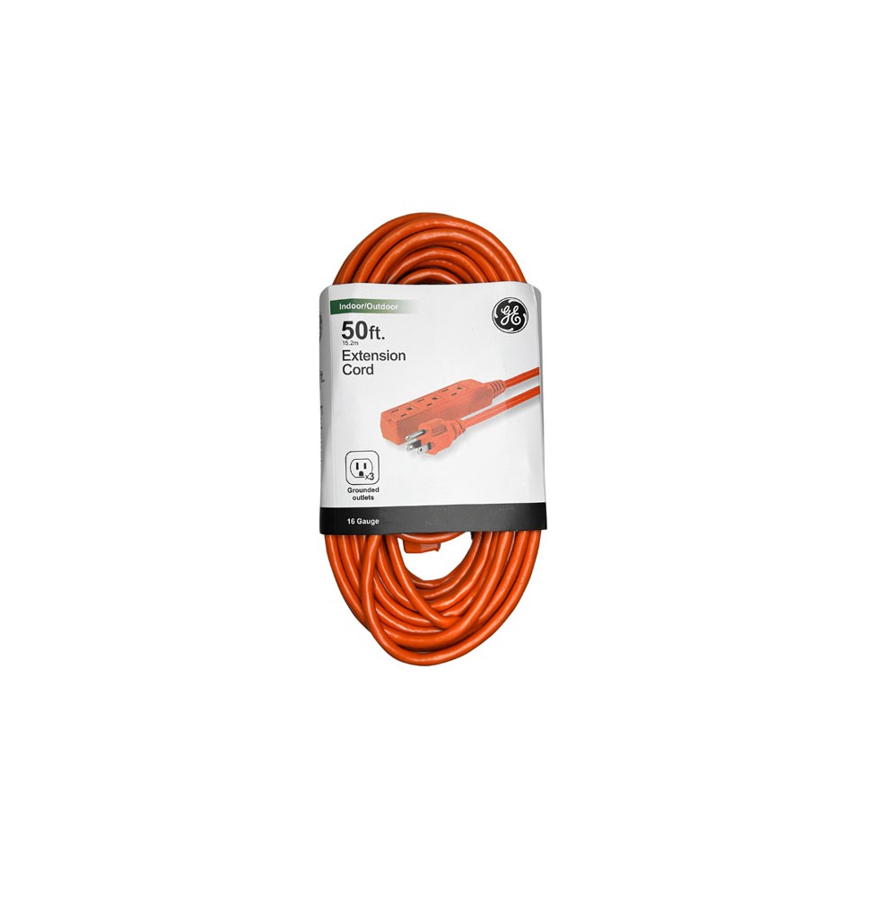 Extensión General Electric Alta Resistencia Naranja de 15.2mts / 50ft