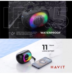 Parlante HAVIT SK885BT IPX5 RGB Multi-color Impermeable