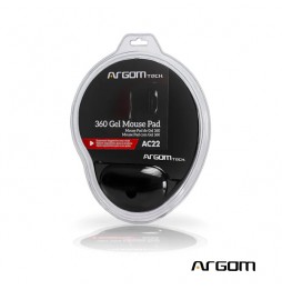 Mouse Pad Gel ARGOM ARG-AC-1222 Negro