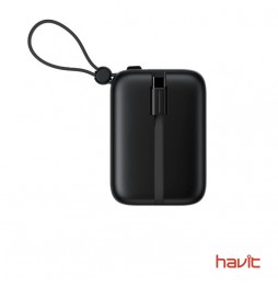 Batería Backup HAVIT PB5215 - 10,000 mAh NEGRO
