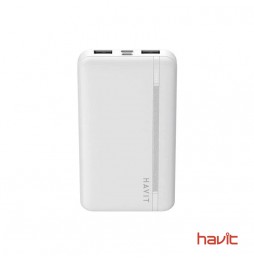 Batería Backup HAVIT PB89 - 10,000 mAh BLANCO