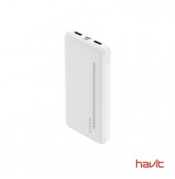 Batería Backup HAVIT PB89 - 10,000 mAh BLANCO