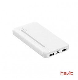 Batería Backup HAVIT PB89 - 10,000 mAh BLANCO