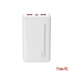 Batería Backup HAVIT PB92 20000mAh BLANCO