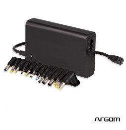 Cargador Universal ARGOM delgado para portátil de 90 W con detección automática