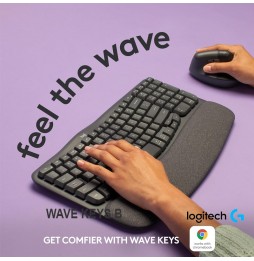 Teclado Logitech WAVE KEYS B en ESPAÑOL