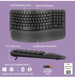 Teclado Logitech WAVE KEYS B en ESPAÑOL