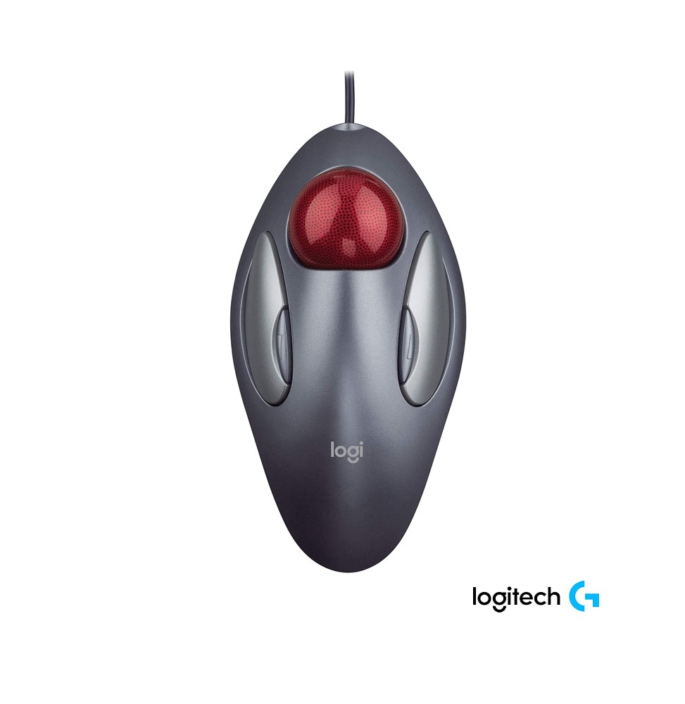 Mouse Logitech TRACKMAN USB PLATEADO