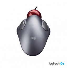 Mouse Logitech TRACKMAN USB PLATEADO