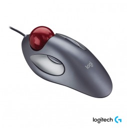 Mouse Logitech TRACKMAN USB PLATEADO