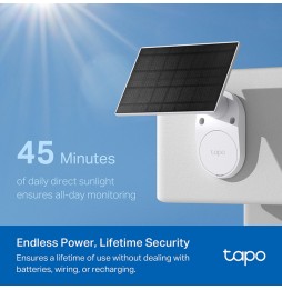 Cámara Tp-Link Tapo C410KIT de Vigilancia Wi-Fi Solar con Batería Recargable y Detección IA