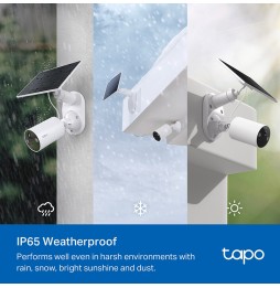Cámara Tp-Link Tapo C410KIT de Vigilancia Wi-Fi Solar con Batería Recargable y Detección IA