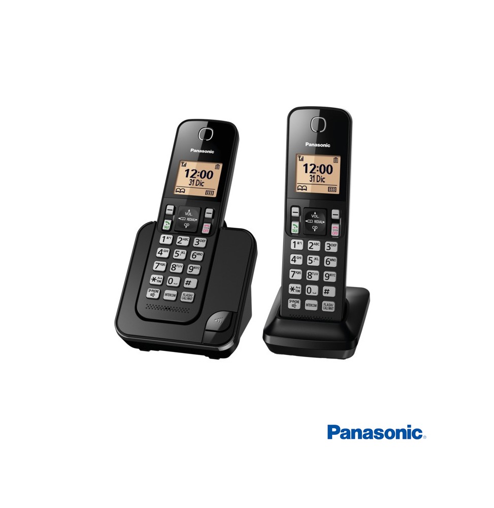 Teléfono Panasonic Inalámbrico Doble KX-TGC352LAB